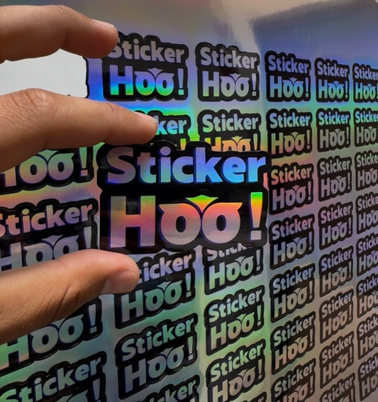 7.2mil Premium Holographic Stickers